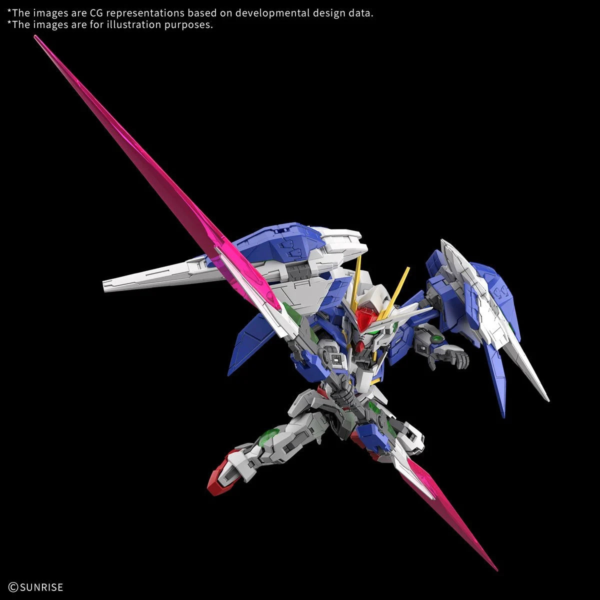 Mobile Suit Gundam 00 00 Raiser Master Grade SD MGSD Model Kit Pre-Order Now
