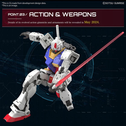 Mobile Suit Gundam RX-78-2 Version 2.0 Real Grade 1:144 Scale Model Kit Pre-Order Now