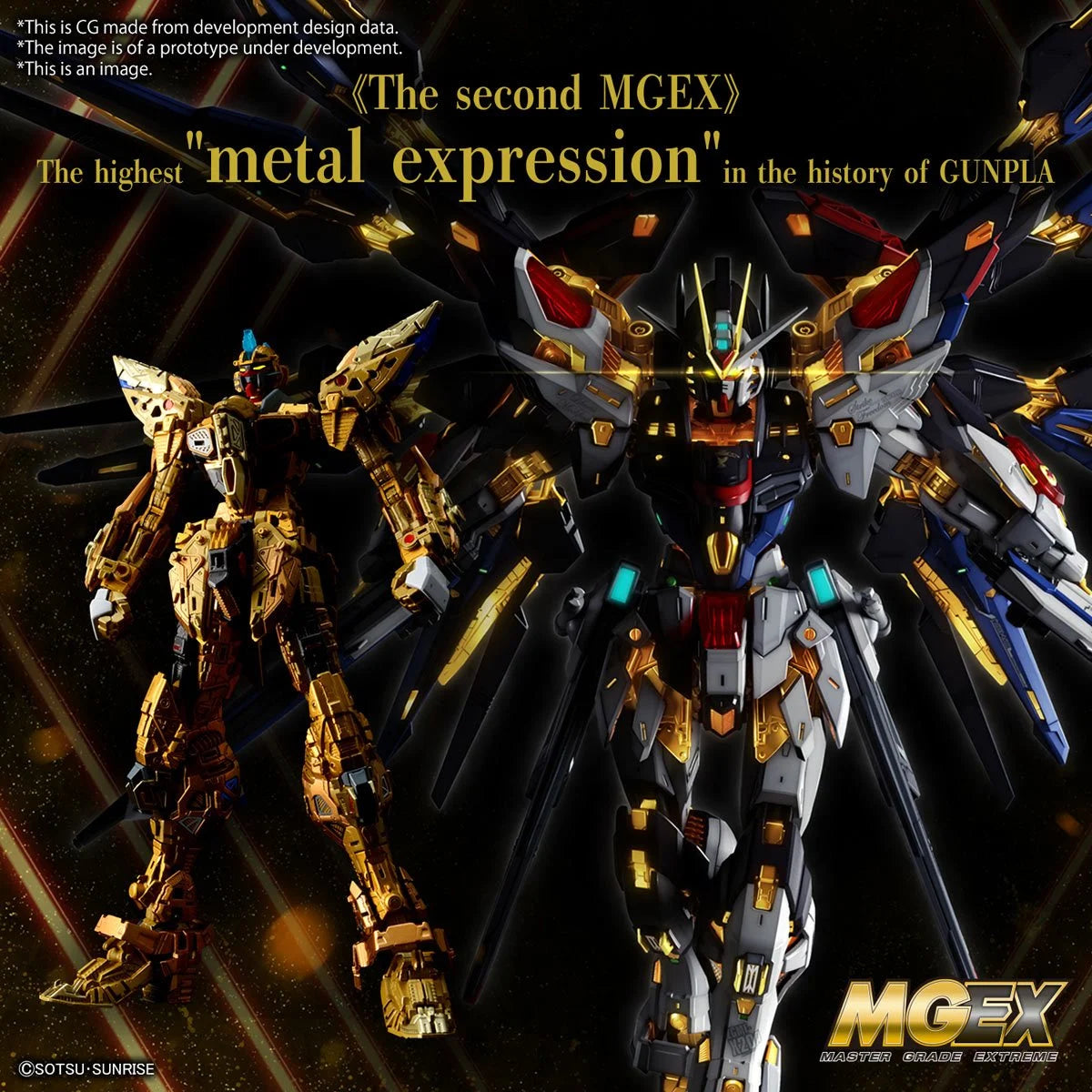 Mobile Suit Gundam Seed Destiny Strike Freedom Gundam Master Grade Extreme 1:100 Scale Model Kit Pre-Order Now