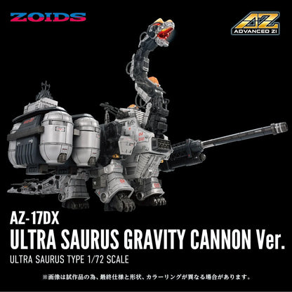 Zoids Advanced Zi AZ-17DX Ultra Saurus Gravity Cannon (Deluxe Version) 1:72 Scale Weapon Set Pre-Order Now