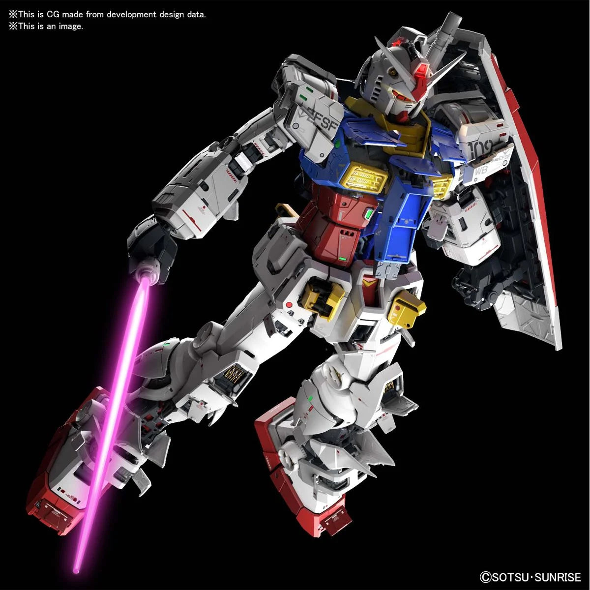 Mobile Suit Gundam RX-78-2 Gundam Perfect Grade Unleashed 1:60 Scale Model Kit Pre-Order Now