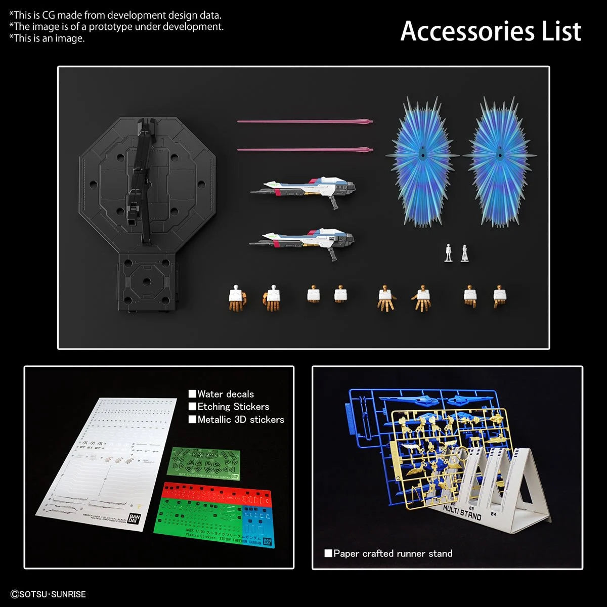 Mobile Suit Gundam Seed Destiny Strike Freedom Gundam Master Grade Extreme 1:100 Scale Model Kit Pre-Order Now