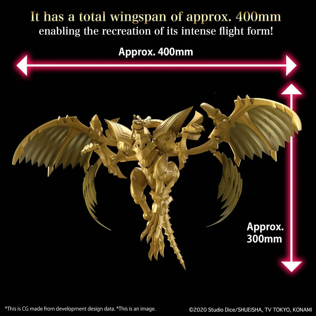 Yu-Gi-Oh! Egyptian God The Winged Dragon of Ra Figure-Rise Standard Amplified Model Kit
