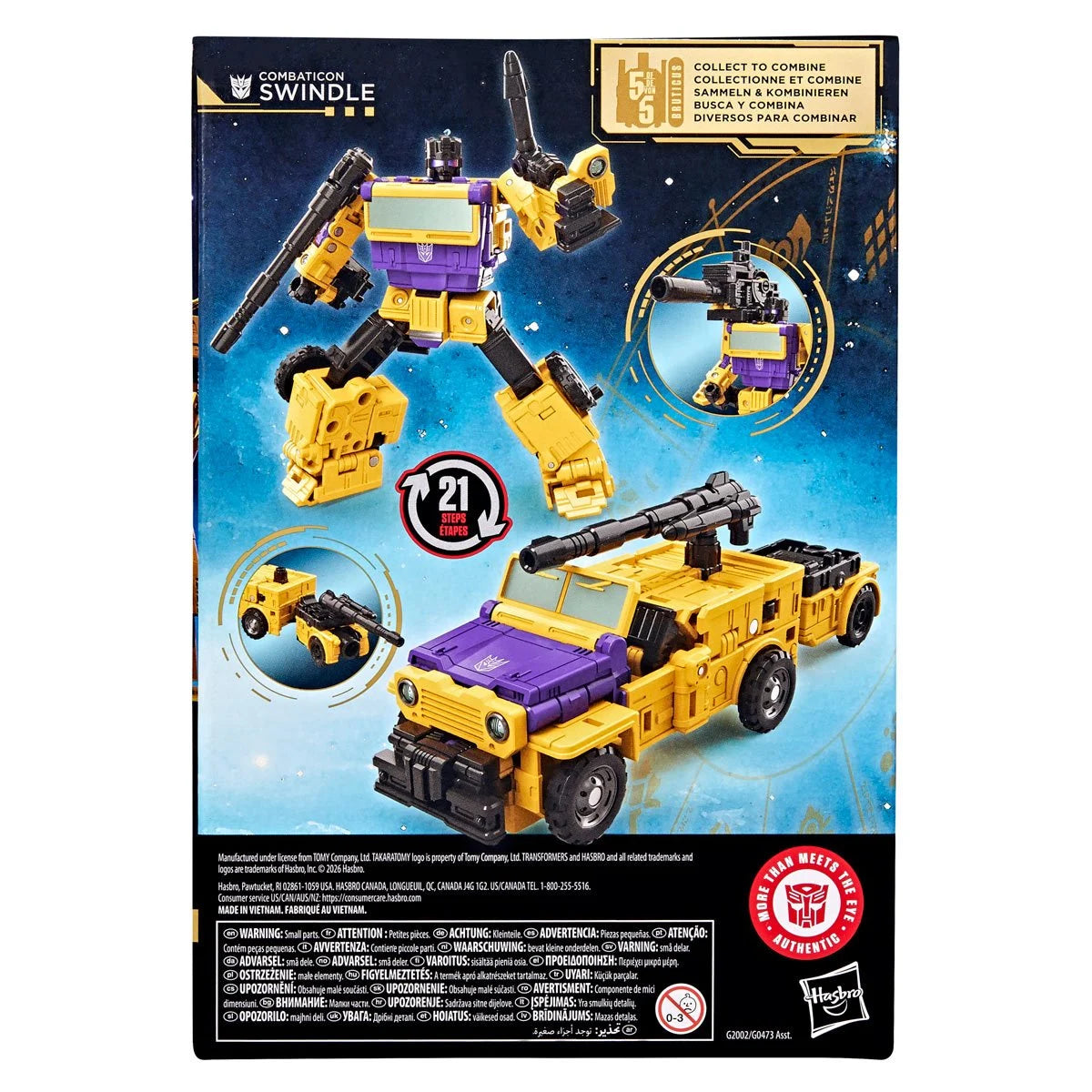 Transformers Age of the Primes Voyager Class Combaticon Swindle Action Figure Pre-Order Now