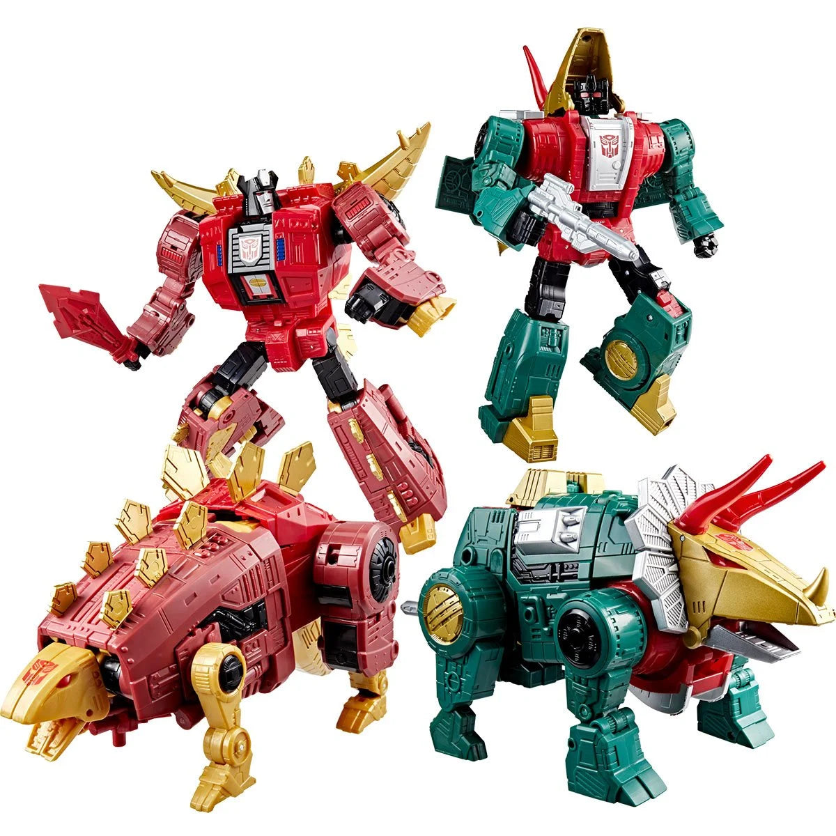 Transformers Generations Selects Age of the Primes Leader Class G2 Universe Dinobots Slug and Snarl