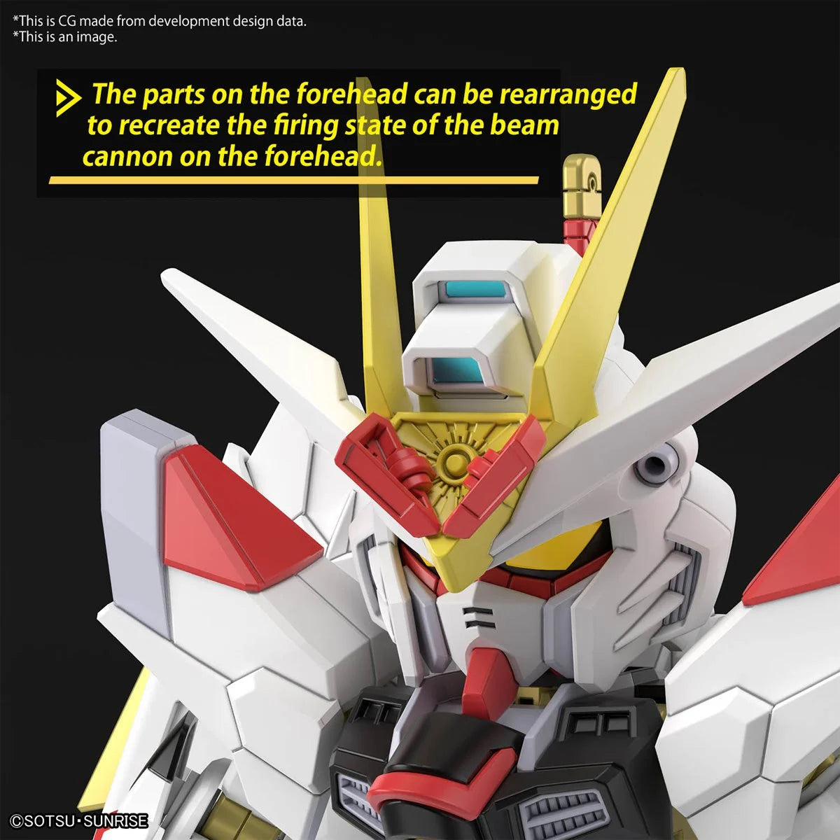 Mobile Suit Gundam Seed Freedom Mighty Strike Freedom Gundam SD Gundam Cross Silhouette Model Kit