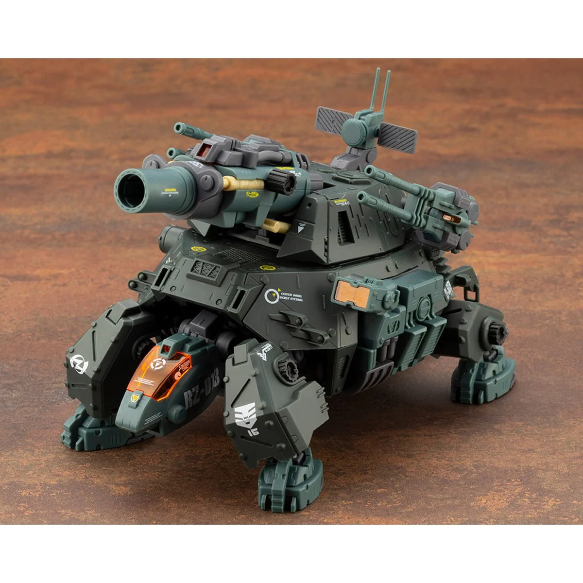 Zoids RZ-013 Cannon Tortoise Marking Plus Version 1:72 Scale Highend Master Model Kit