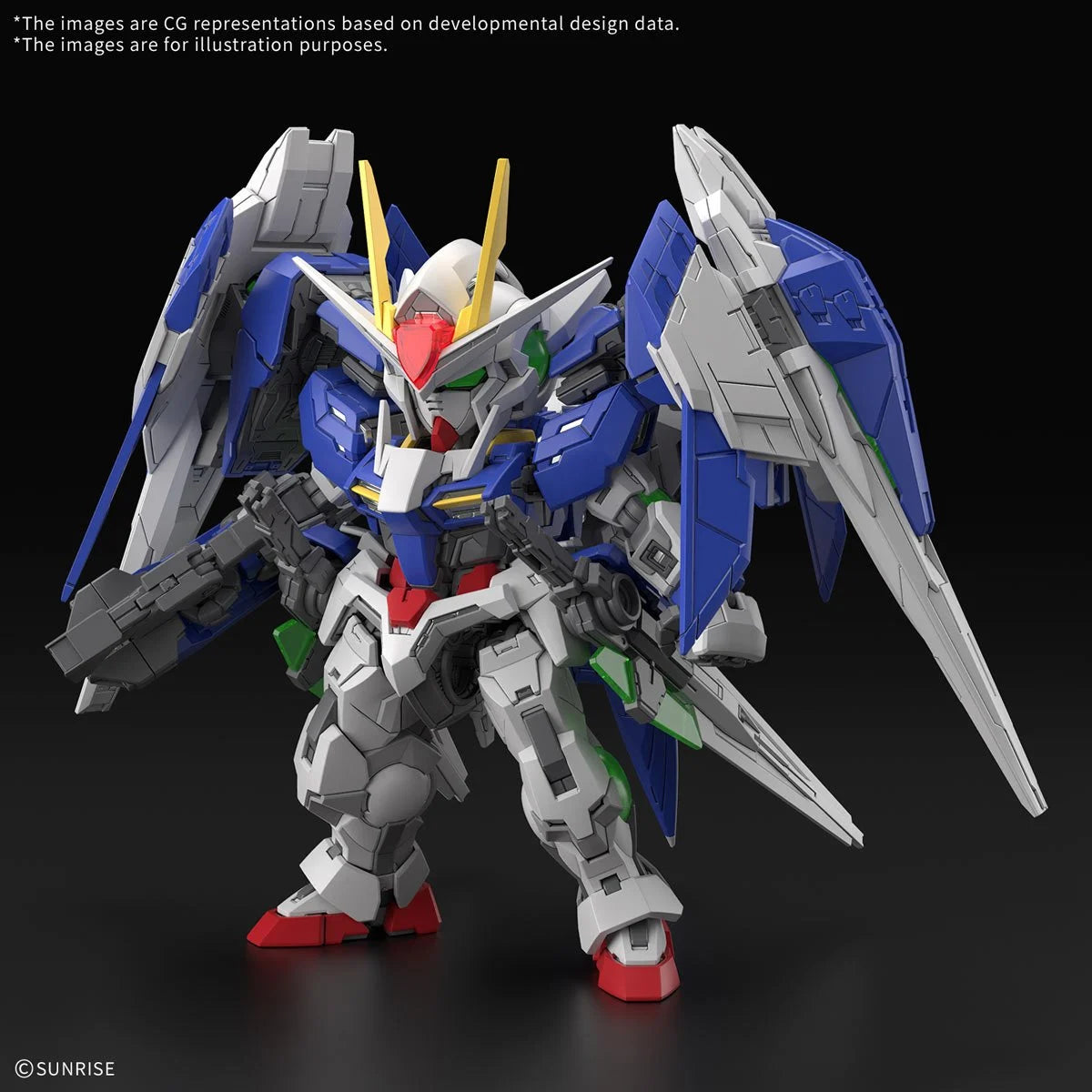 Mobile Suit Gundam 00 00 Raiser Master Grade SD MGSD Model Kit Pre-Order Now