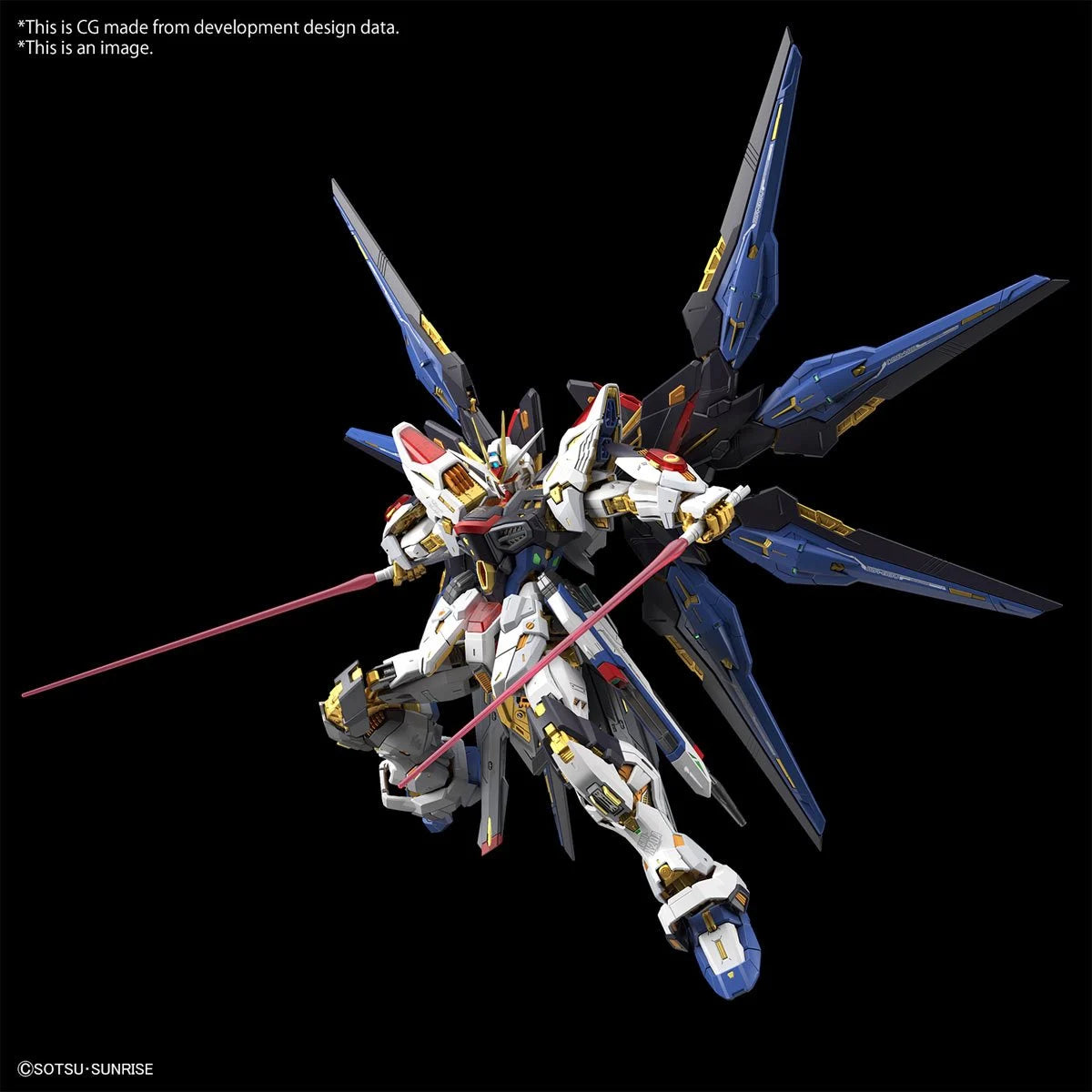Mobile Suit Gundam Seed Destiny Strike Freedom Gundam Master Grade Extreme 1:100 Scale Model Kit Pre-Order Now